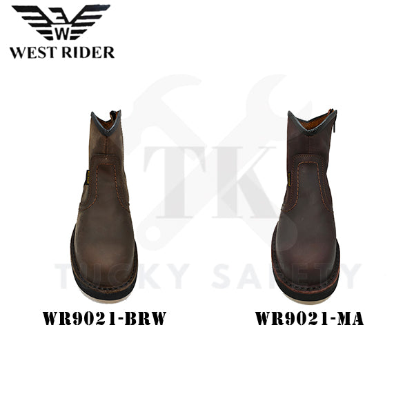 WR9021-WEST RIDER MEN'S WORKING SAFETY BOOT / KASUT SAFETY KERJA LELAKI / MEN'S LEATHER WORKING SAFETY BOOT