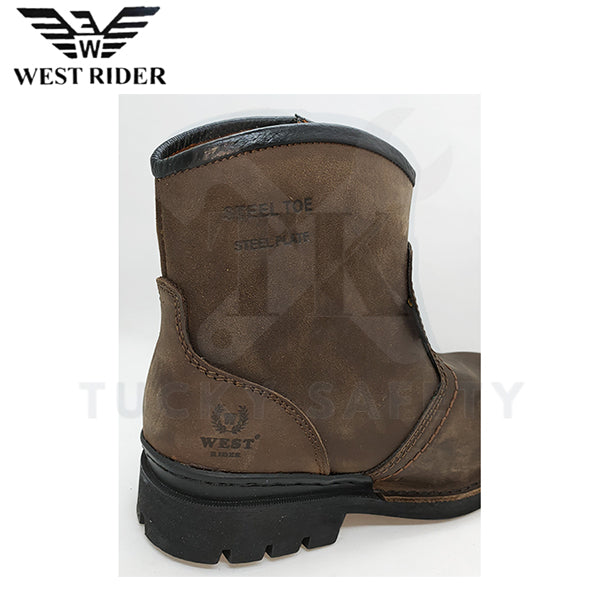 WR9021-WEST RIDER MEN'S WORKING SAFETY BOOT / KASUT SAFETY KERJA LELAKI / MEN'S LEATHER WORKING SAFETY BOOT