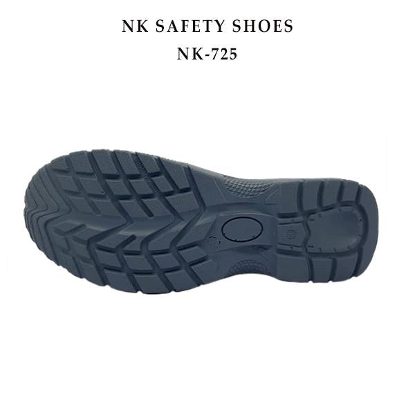 T-725 SERIES NK MEN'S SAFETY SHOES / HEAVY DUTY WORKING SHOES / KASUT KERJA LELAKI- BLACK