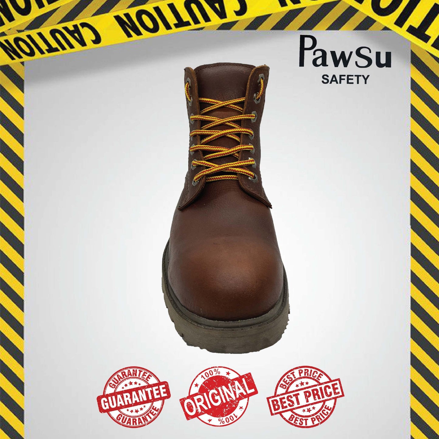PS907 SERIES PAWSU MEN'S SAFETY BOOT / STEEL TOE PLATE HEAVY DUTY SAFETY BOOT / KASUT KERJA LELAKI
