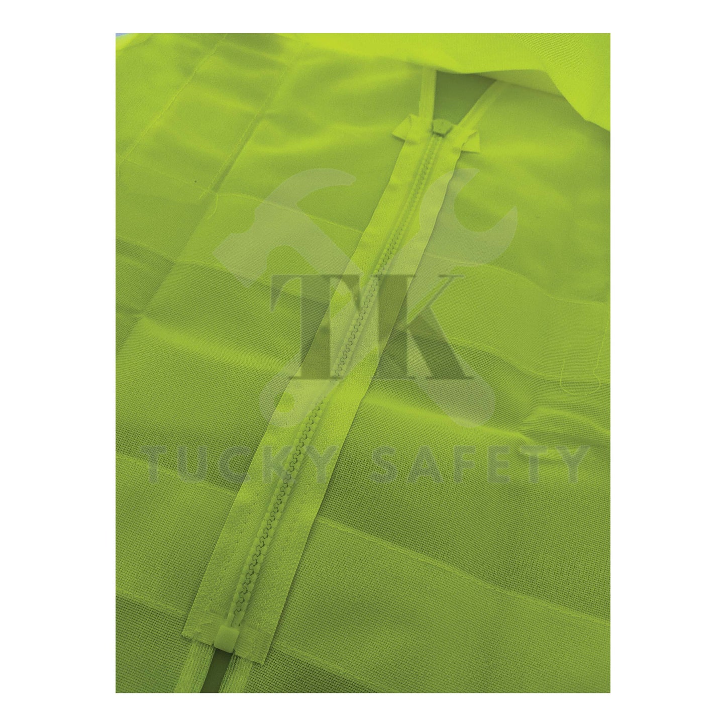 【READY STOCK】VEST YELLOW FREE SIZE SAFETY WORKING VEST REFLECTIVE TAPES / ZIPPER VEST / BREATHABLE