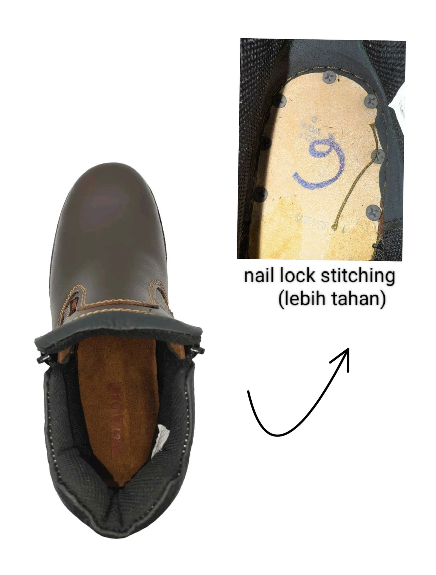 TK-909 SERIES TK MEN'S SAFETY SHOES / HEAVY DUTY WORKING SHOES / KASUT KERJA LELAKI SAFETY BOOT STEEL TOE STEEL CAP