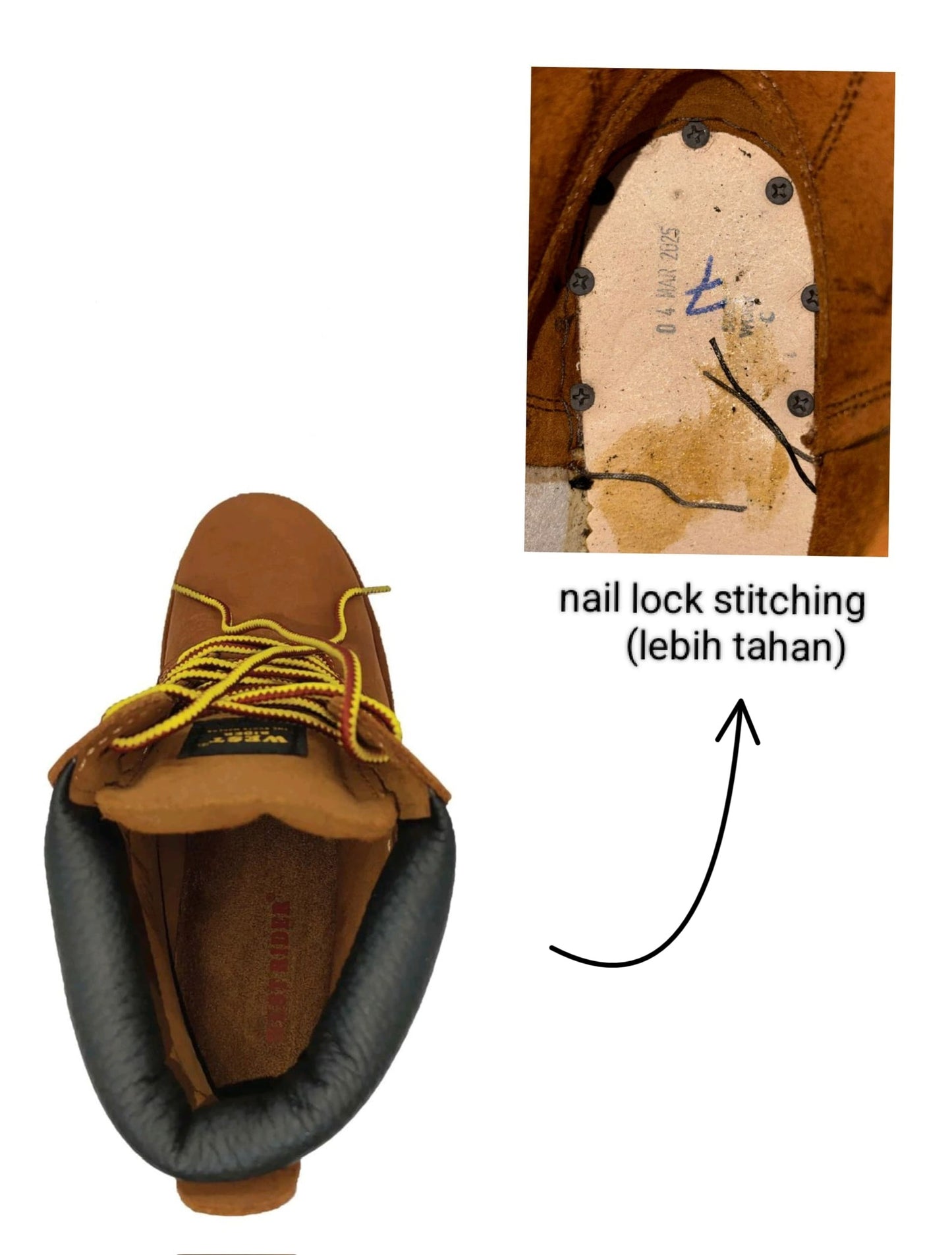 WR9020 BG -WEST RIDER MEN'S WORKING SAFETY BOOT / KASUT SAFETY KERJA LELAKI / MEN'S LEATHER WORKING SAFETY BOOT