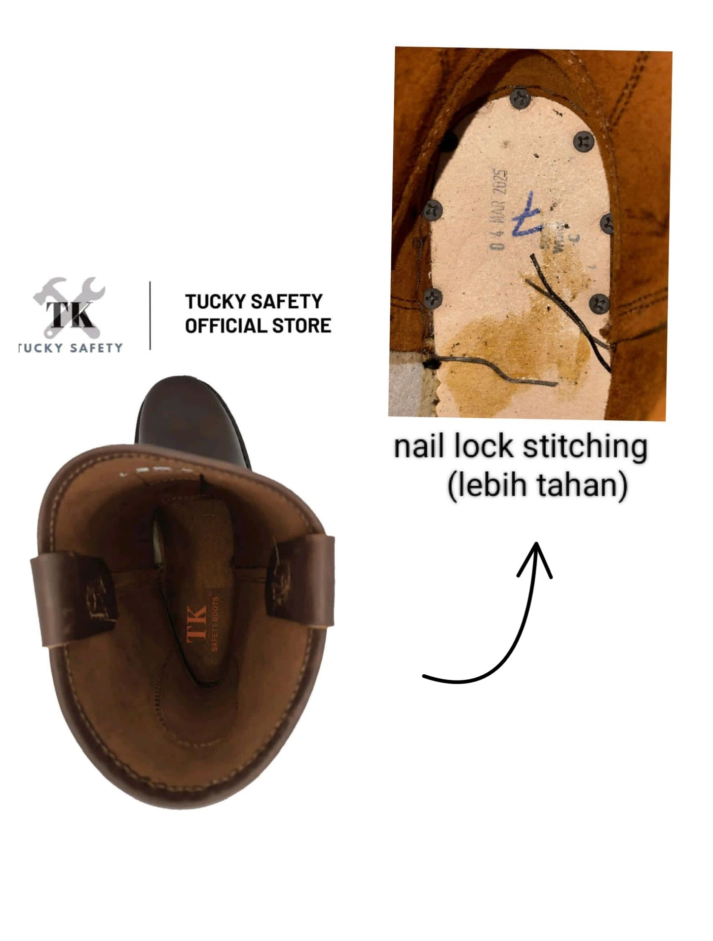 TK-908 SERIES TK MEN'S SAFETY SHOES / HEAVY DUTY WORKING SHOES / KASUT KERJA LELAKI SAFETY BOOT STEEL TOE STEEL CAP