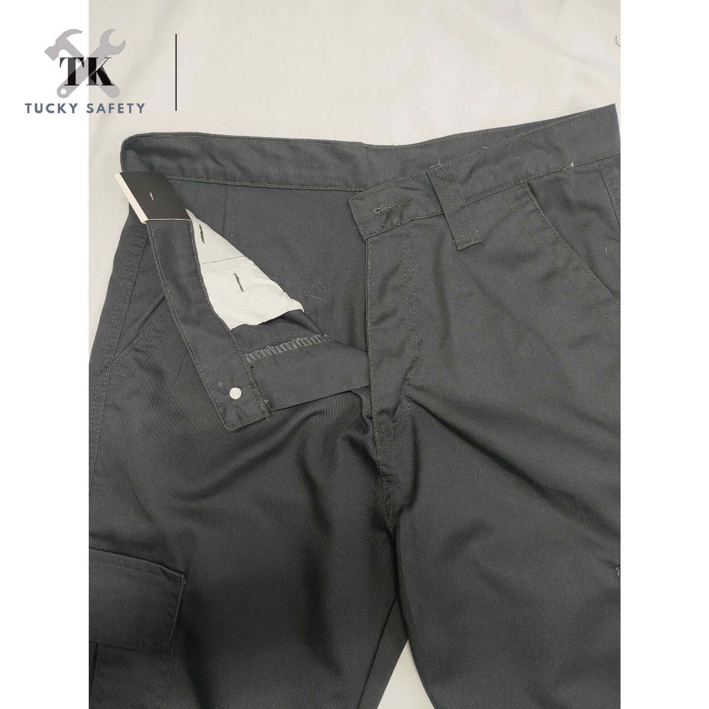 NK-8500 NK WORKING LONG PANTS WITH 2 REFLECTOR / STRAIGHT CUT CARGO PANTS / SELUAR PANJANG KERJA 2 LINE PANTULAN 2 GARIS LINE PANTUL