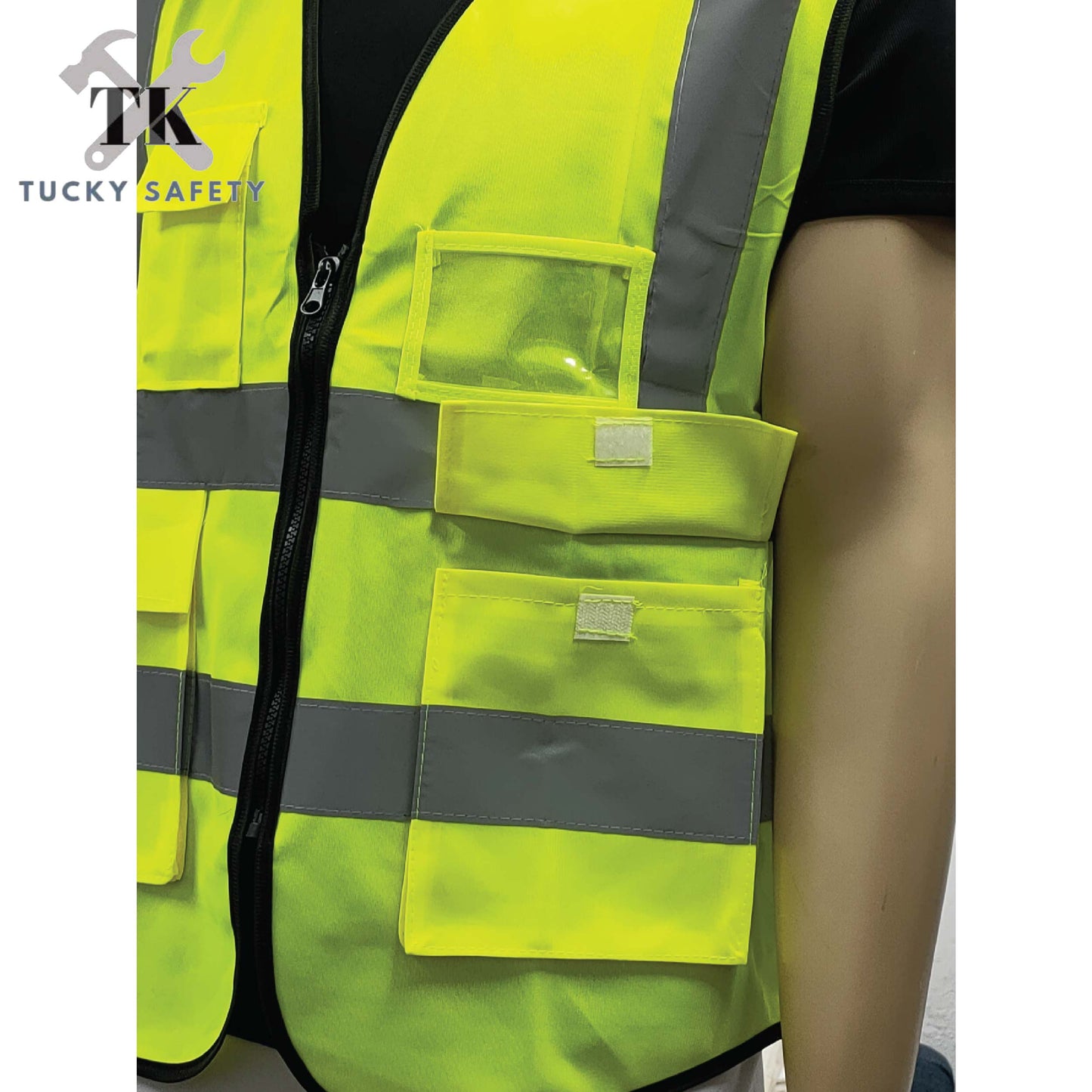 TK-VEST SAFETY REFLECTIVE VEST / TRAFFIC VEST / OUTDOOR SPORT RUNNING CYCLING BIKING VEST READY STOCK REFLECTIVE VEST