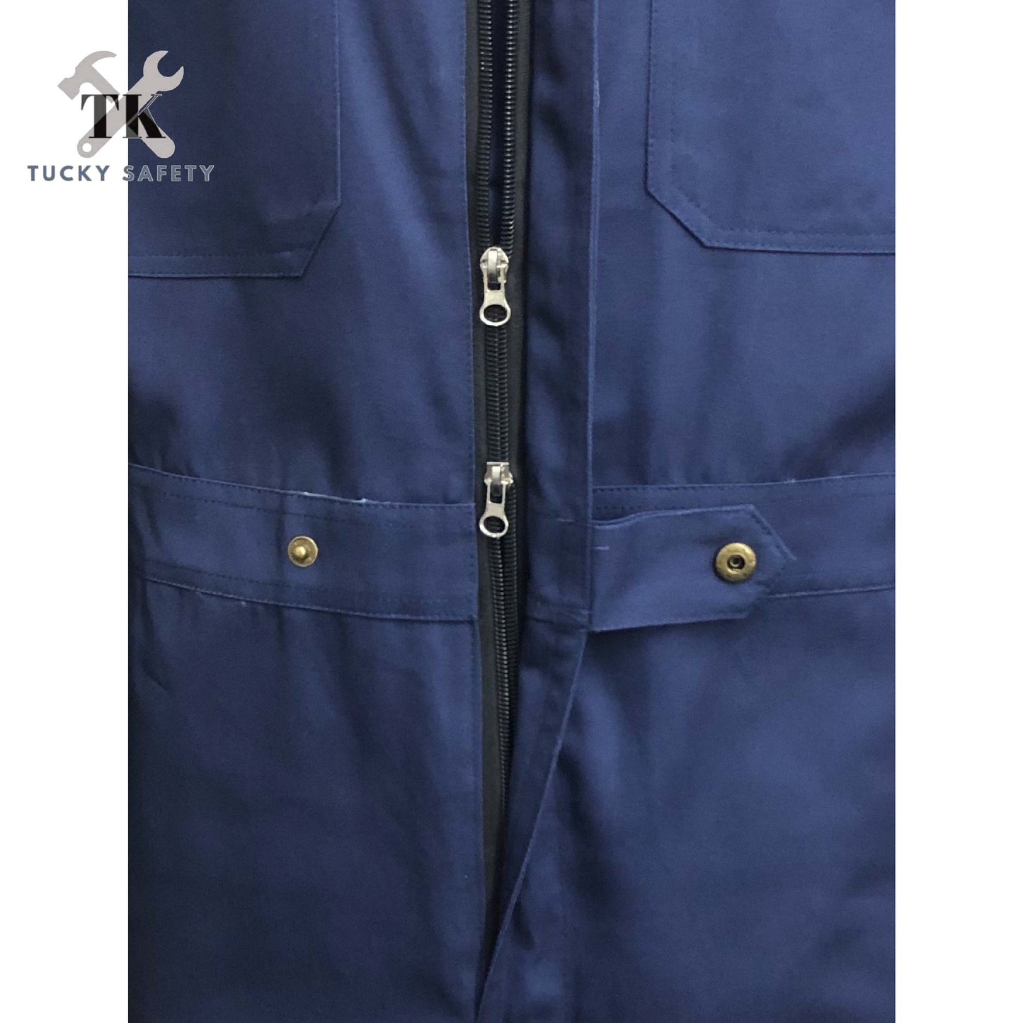 TK8810 - TK SAFETY REFLECTIVE COVERALL - HEAVY DUTY COVERALL SAFETY COVERALL Thick Material Kain Tebal 240gsm