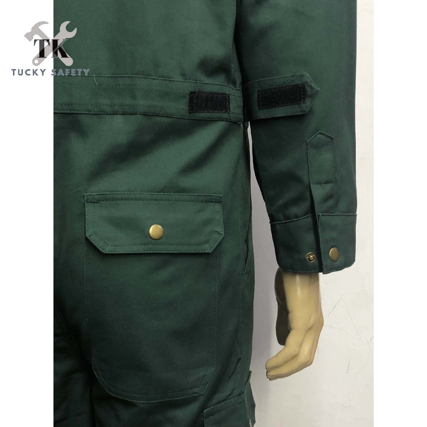 TK8810 - TK SAFETY REFLECTIVE COVERALL - HEAVY DUTY COVERALL SAFETY COVERALL Thick Material Kain Tebal 240gsm