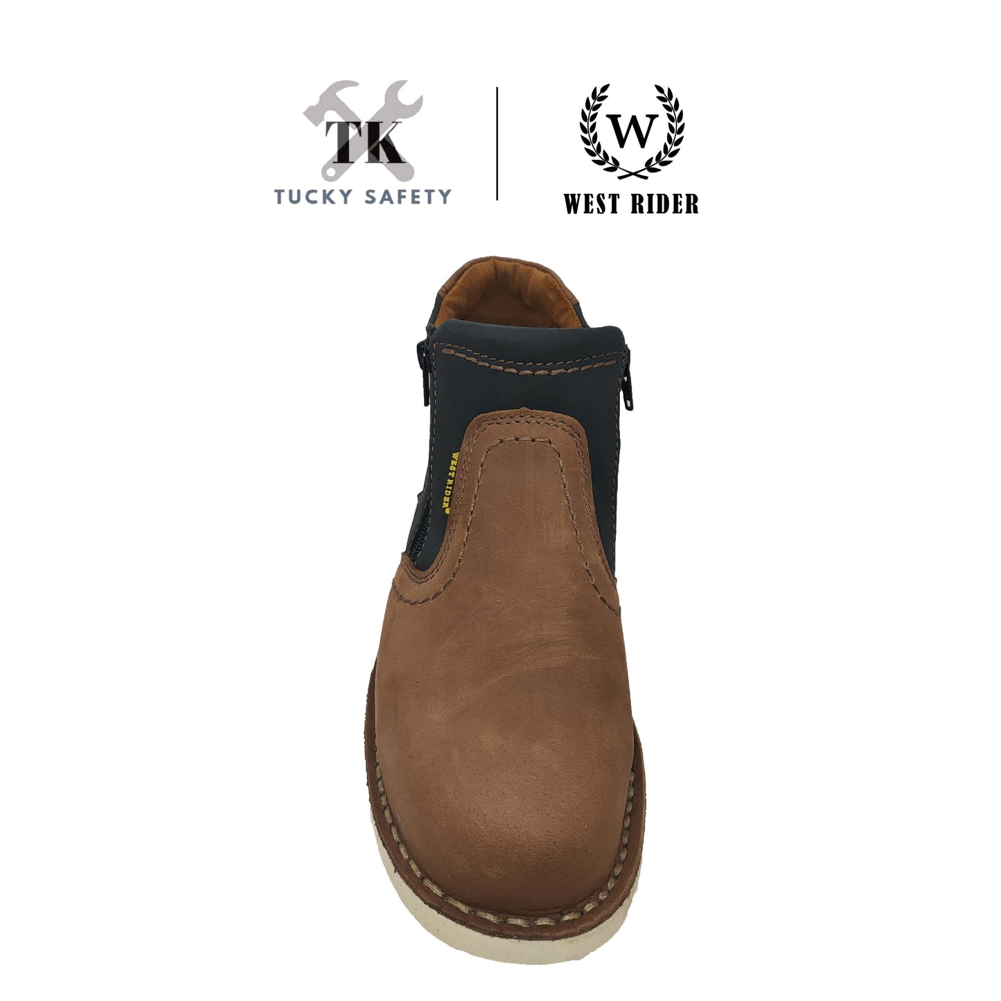 WR9019 BG -WEST RIDER MEN'S WORKING SAFETY BOOT / KASUT SAFETY KERJA LELAKI / MEN'S LEATHER WORKING SAFETY BOOT