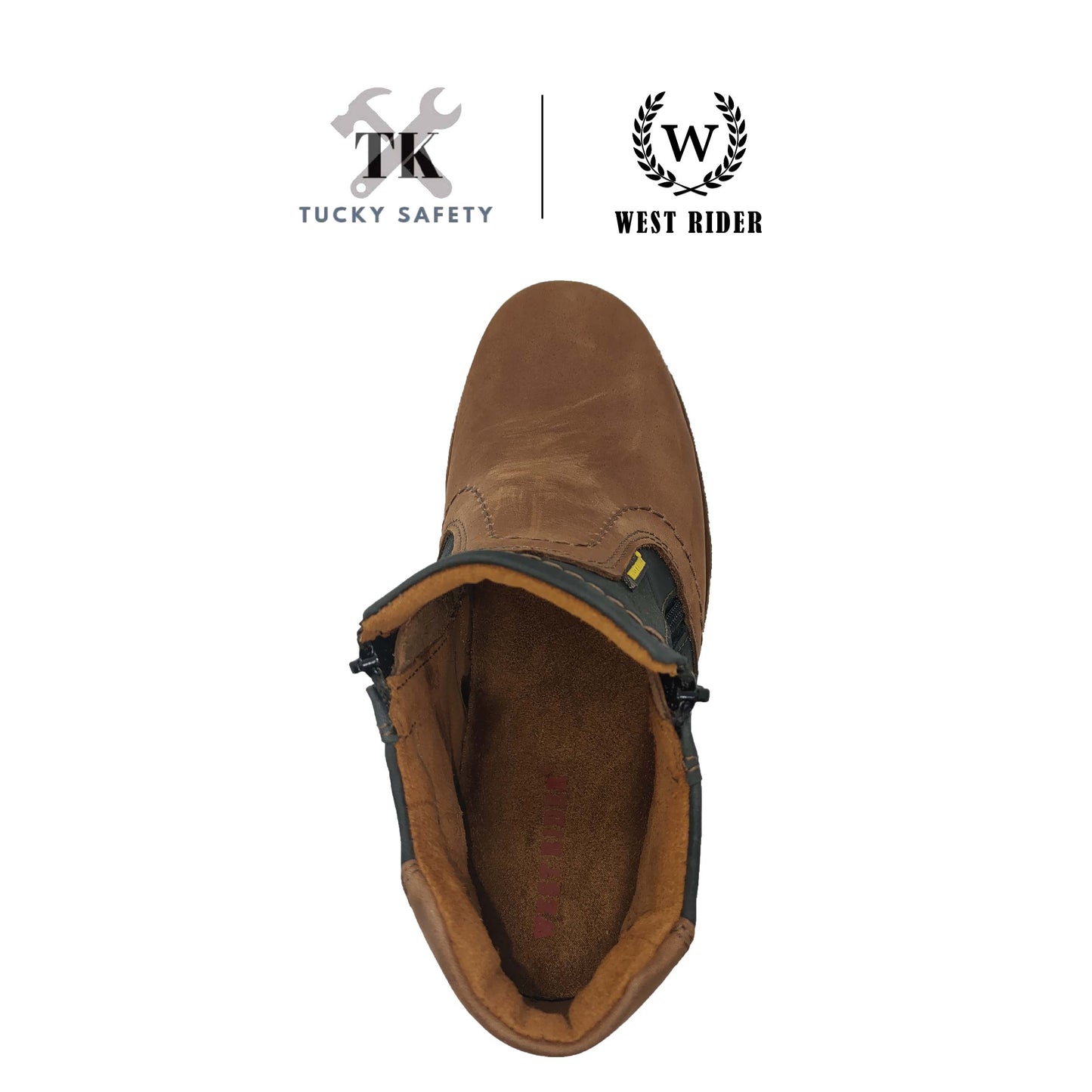 WR9019 BG -WEST RIDER MEN'S WORKING SAFETY BOOT / KASUT SAFETY KERJA LELAKI / MEN'S LEATHER WORKING SAFETY BOOT