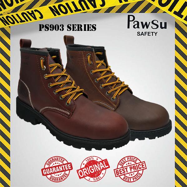 PS903 PAWSU MEN'S SAFETY BOOT / STEEL TOE PLATE HEAVY DUTY SAFETY BOOT / KASUT KERJA LELAKI SAFETY SHOES