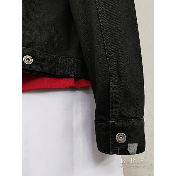 M221-22209 [ MUSTANG ] SIZE M-2XL MEN'S HIGH QUALITY BLACK DENIM JACKET / JAKET LENGAN PANJANG LELAKI