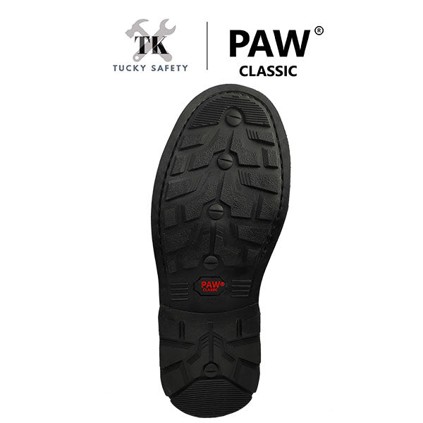 P118-BRW [ PAW CLASSIC ] MEN'S HEAVY DUTY SAFETY BOOT / KASUT KERJA LELAKI SAFETY BOOT STEEL TOE STEEL PLATE SAFETY BOOT