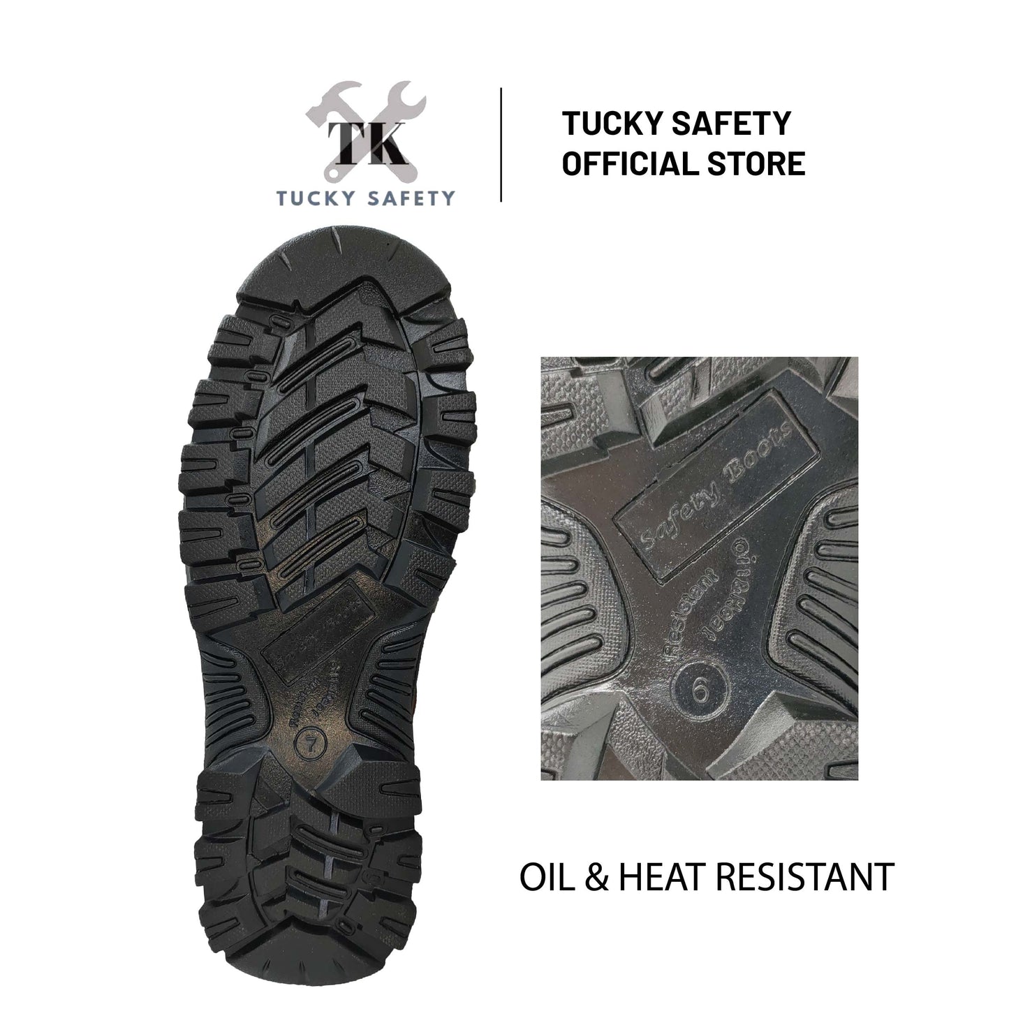 1001 SERIES TK MEN'S SAFETY SHOES /STEEL TOE STEEL PLATE / KASUT KERJA LELAKI SAFETY BOOT LACES SAFETY BOOT IKAT TALI