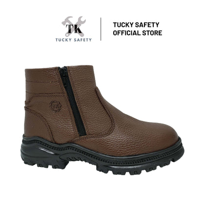 1002 SERIES TK MEN'S SAFETY SHOES /STEEL TOE STEEL PLATE / KASUT KERJA LELAKI SAFETY BOOT ZIP SAFETY BOOT ZIPPER SAFETY