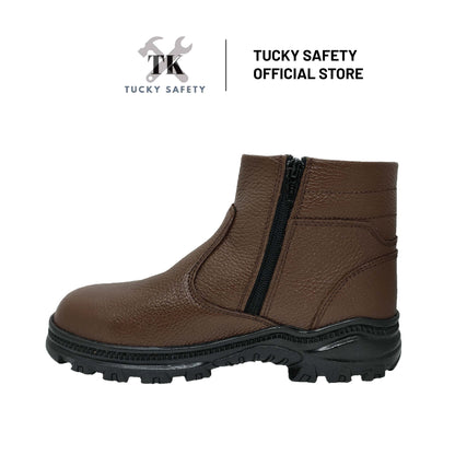 1002 SERIES TK MEN'S SAFETY SHOES /STEEL TOE STEEL PLATE / KASUT KERJA LELAKI SAFETY BOOT ZIP SAFETY BOOT ZIPPER SAFETY