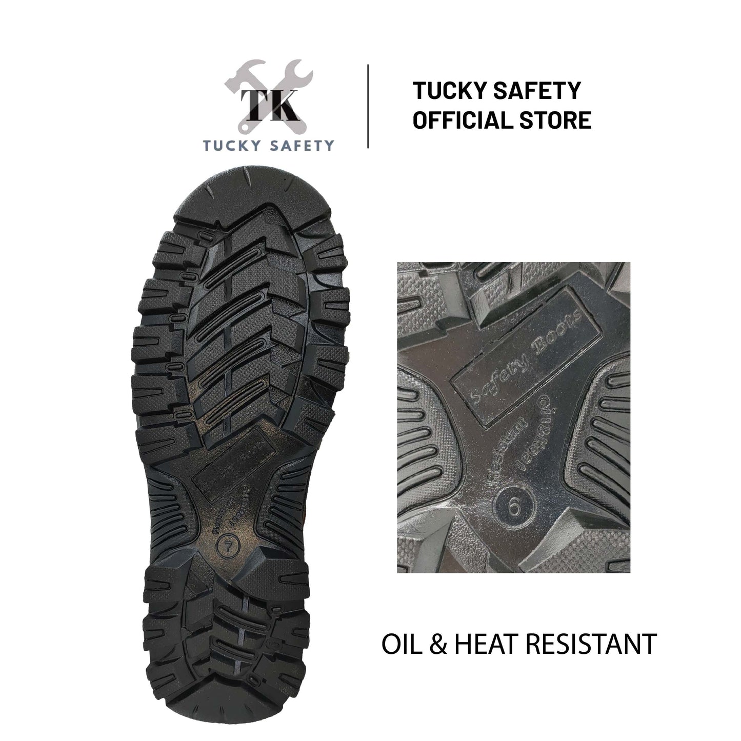 1002 SERIES TK MEN'S SAFETY SHOES /STEEL TOE STEEL PLATE / KASUT KERJA LELAKI SAFETY BOOT ZIP SAFETY BOOT ZIPPER SAFETY