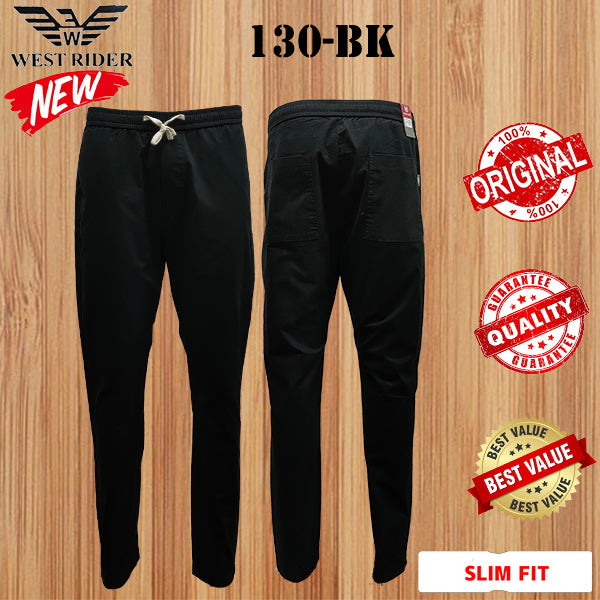 130 SERIES - WEST RIDER UNISEX STRETCHABLE LONG JOGGER PANTS 4 POCKET/ SELUAR PANJANG JOGGING 4 POKET UNISEX