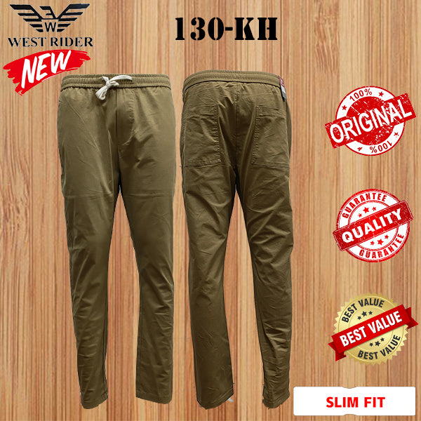 130 SERIES - WEST RIDER UNISEX STRETCHABLE LONG JOGGER PANTS 4 POCKET/ SELUAR PANJANG JOGGING 4 POKET UNISEX