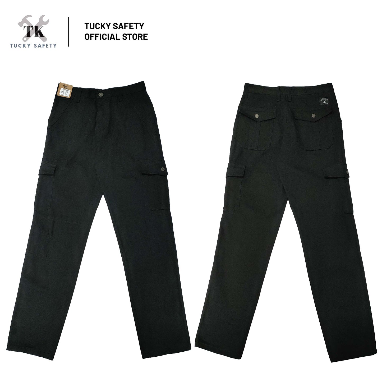 923 [ TK ] MEN'S HEAVY DUTY WORKING PANTS KAIN TEBAL THICK FABRIC CARGO PANTS  SELUAR KERJA SELUAR CARGO