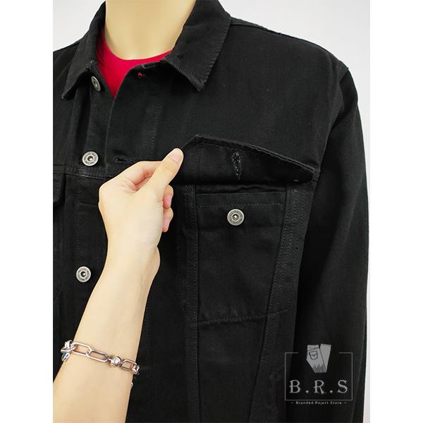 M221-22209 [ MUSTANG ] SIZE M-2XL MEN'S HIGH QUALITY BLACK DENIM JACKET / JAKET LENGAN PANJANG LELAKI