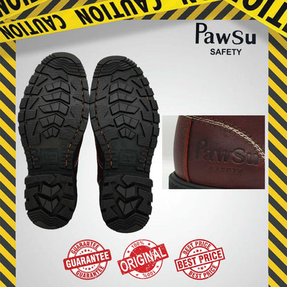 PS903 PAWSU MEN'S SAFETY BOOT / STEEL TOE PLATE HEAVY DUTY SAFETY BOOT / KASUT KERJA LELAKI SAFETY SHOES