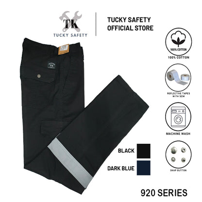 920 SERIES  MEN'S REFLECTIVE WORKING PANTS STRAIGHT CUT / CARGO PANTS / SELUAR KERJA LELAKI