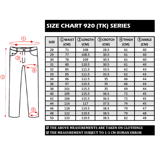 920 SERIES  MEN'S REFLECTIVE WORKING PANTS STRAIGHT CUT / CARGO PANTS / SELUAR KERJA LELAKI