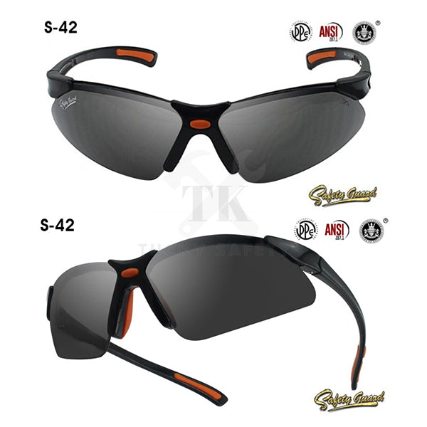 S-42 - SAFETY GUARD SUNGLASSES / WORK EYEWEAR PROTECTIVE PROTECTION GOGGLE SPECTACLES / CERMIN MATA KERJA