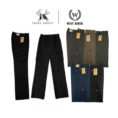 921 SERIES -( SIZE 28-50 ) SELUAR CARGO KERJA KAIN TEBAL POKET TEPI LELAKI / WORKING CARGO PANTS STRAIGHT CUT