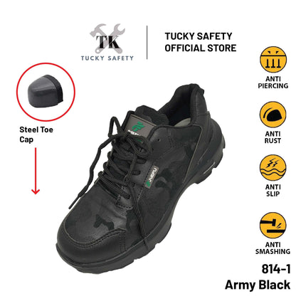 814 Series - Ultra Light Safety Shoe Men Steel Toe Cap Anti-smashing Light Weight Sport Safety Shoes Work Shoe