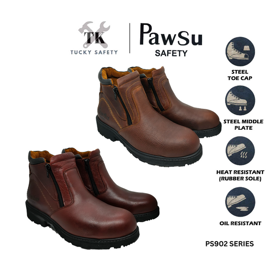 PS902-PAWSU LEATHER SAFETY BOOT