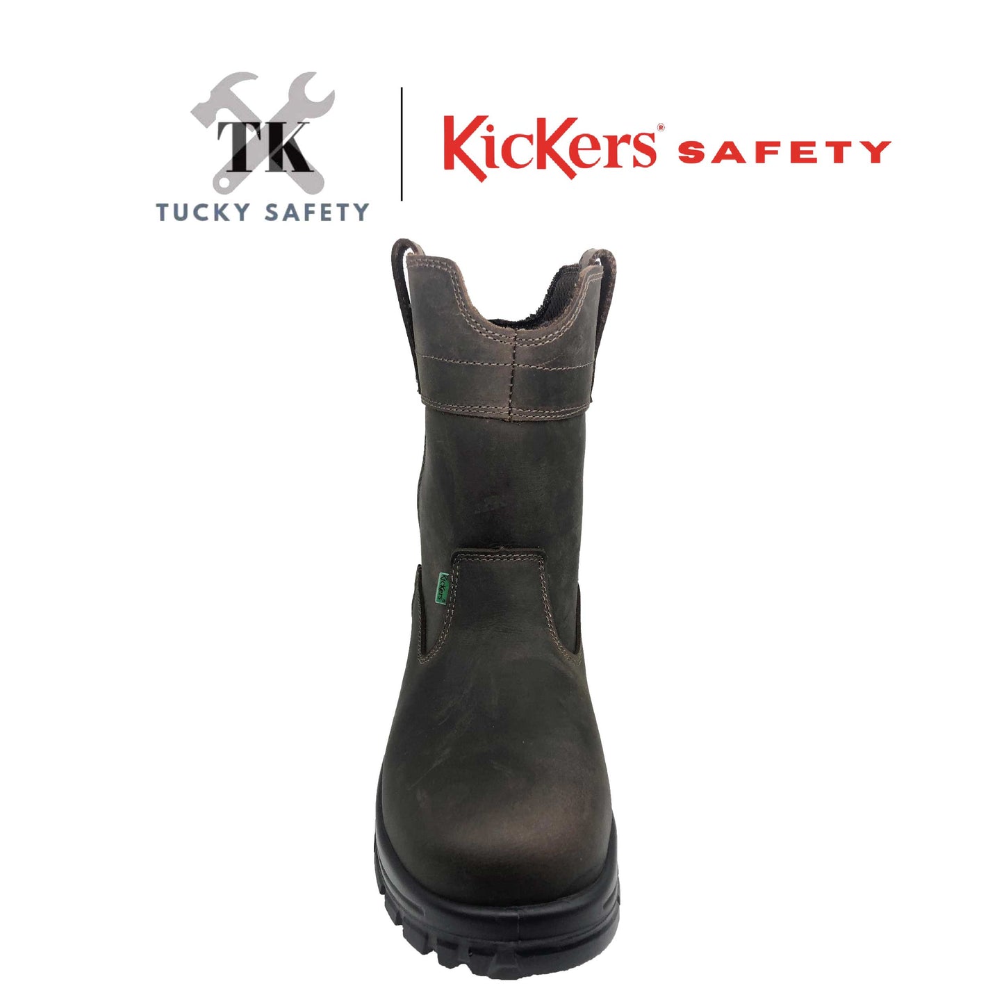 3069 [ KICKERS SAFETY ] BUT KESELAMATAN LELAKI KERJA BERAT HUJUNG KELULI PLAT KELULI HIGH CUT SAFETY BOOT WATERPROOF