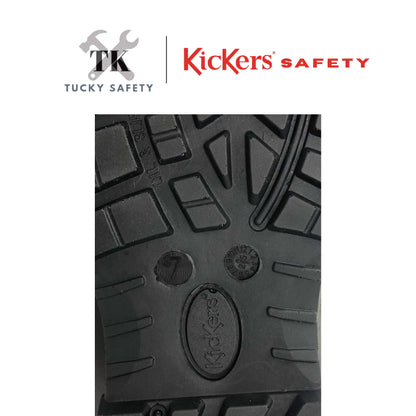 3069 [ KICKERS SAFETY ] BUT KESELAMATAN LELAKI KERJA BERAT HUJUNG KELULI PLAT KELULI HIGH CUT SAFETY BOOT WATERPROOF