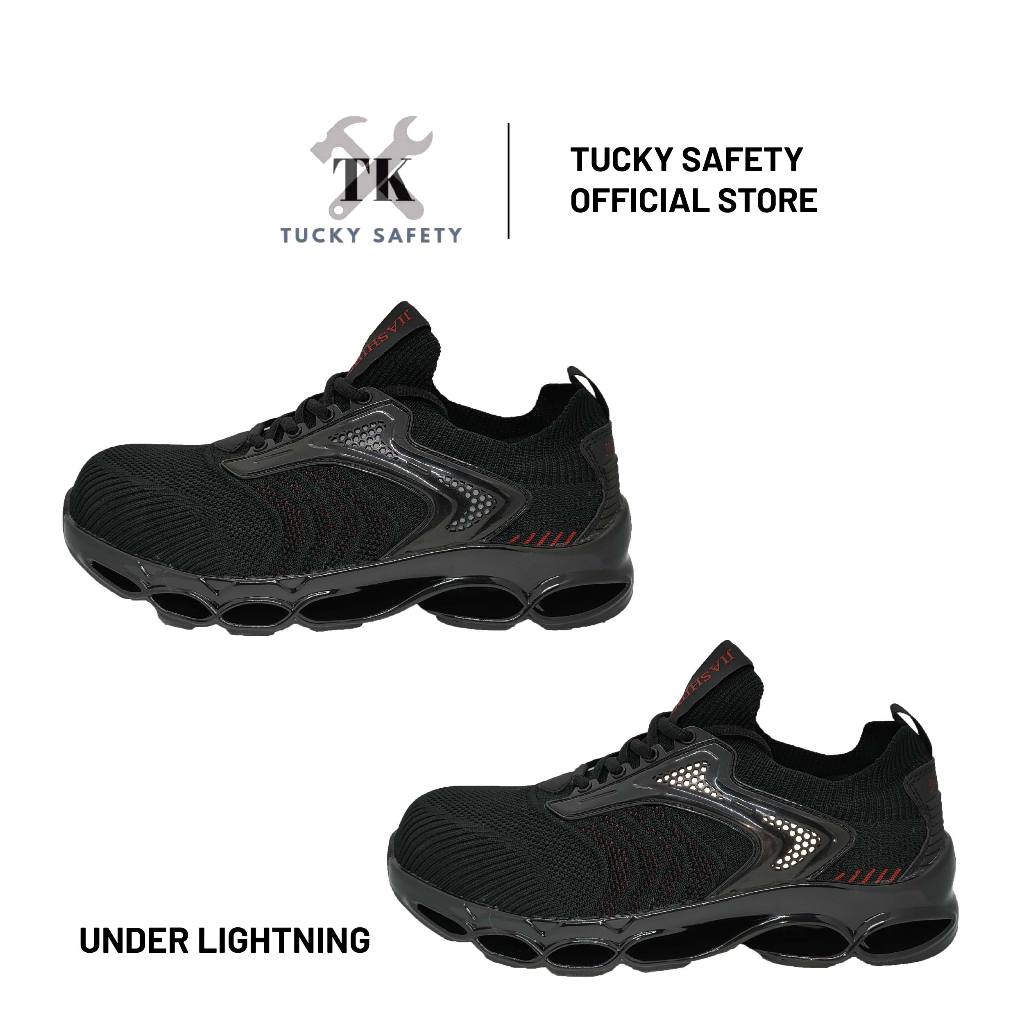 SM-8004-BGR Ultra Light Safety Shoe Men Steel Toe Cap Anti-smashing Light Weight Sport Safety Shoes Work Shoe