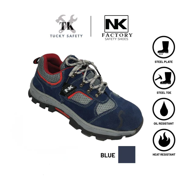 NK SAFETY SHOES STEEL TOE CAP SPORTY SAFETY SHOES STEEL PLATE NK-803 SERIES 803 SERIES