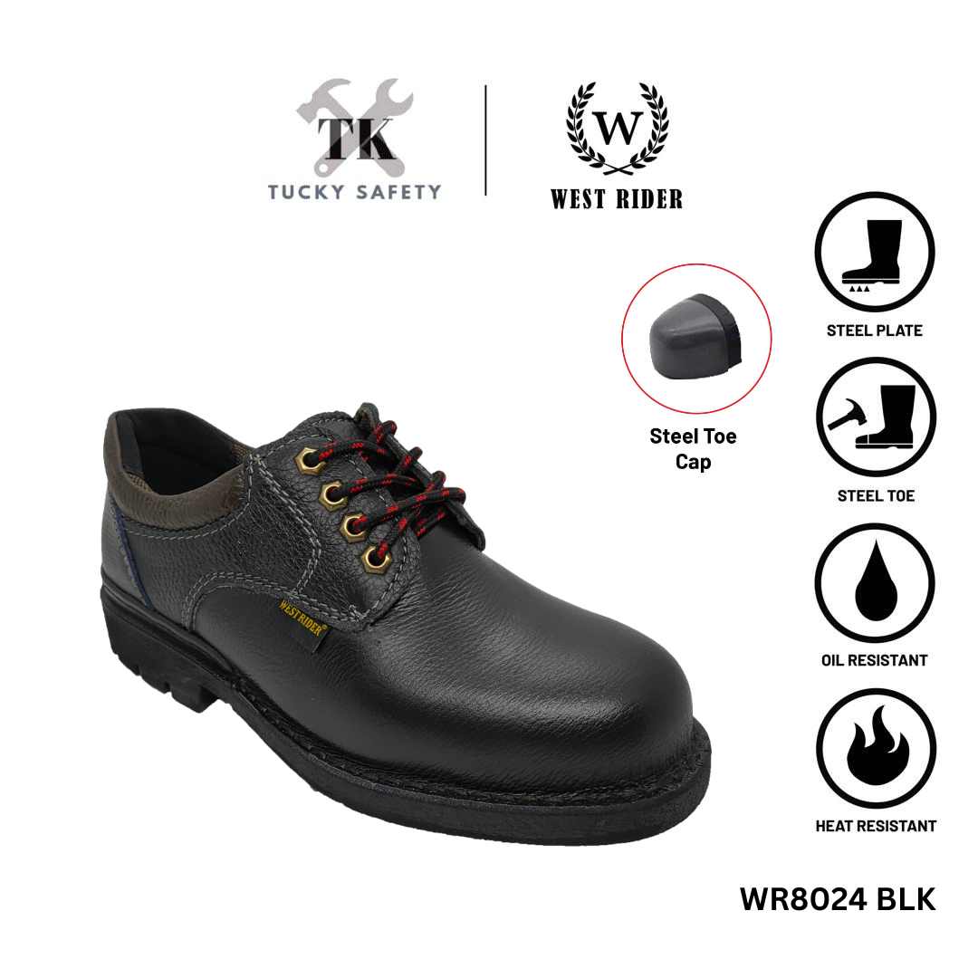 WR8024 - WEST RIDER MEN'S WORKING SAFETY BOOT / KASUT SAFETY KERJA LELAKI / MEN'S LEATHER WORKING SAFETY BOOT