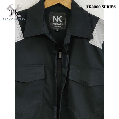 TK3000 - SIZE S - 6XL PPE SAFETY JACKET TK3000 KAIN TEBAL BAJU KERJA WORKING JACKET / BAJU KERJA / CLOTHES 3000