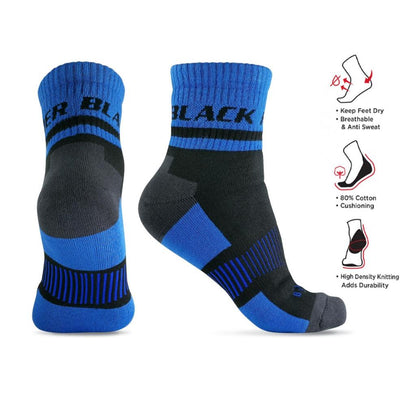 ST00220 - BLACK HAMMER Heavy Duty Sport Series Performance Socks Durable Comfort Cotton Sock Breathable Stokin Lelaki Kerja