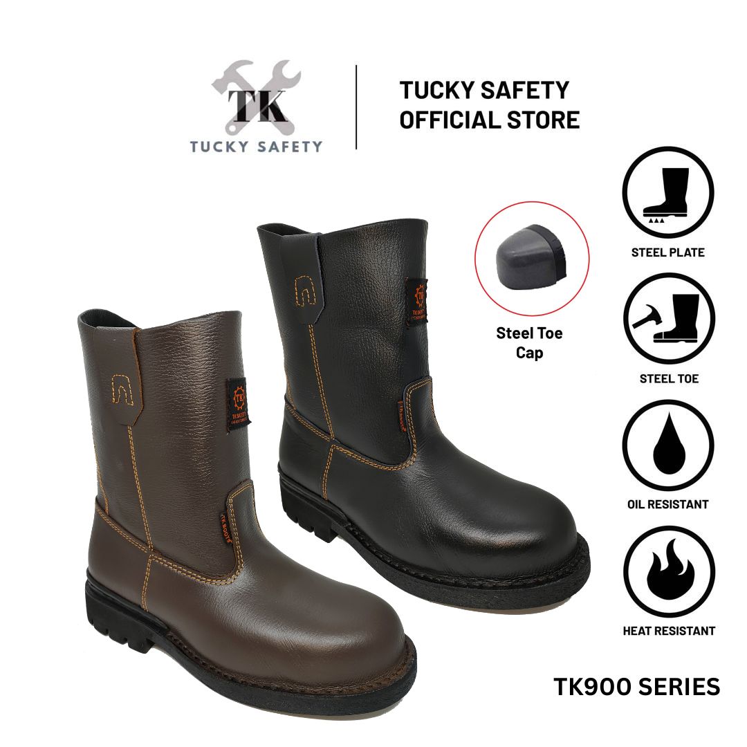 TK-900 SERIES TK MEN'S SAFETY SHOES / HEAVY DUTY WORKING SHOES / KASUT KERJA LELAKI SAFETY BOOT STEEL TOE STEEL CAP