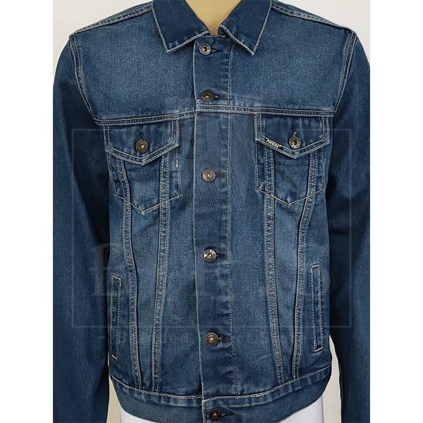 P921-45902 [ PIPERS ] ( SIZE L-2XL ) MEN'S DENIM JEANS JACKET / PLAIN CASUAL LONG SLEEVE JACKET