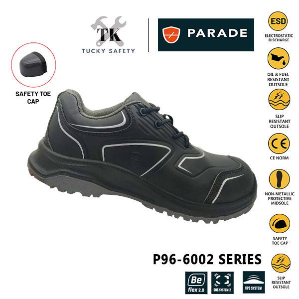 P96-6002 [ PARADE ] Rowing S3 SRC ESD VPS SYSTEM SLIP RESISTANT SAFETY TOE CAP SAFETY SHOES SPORTY