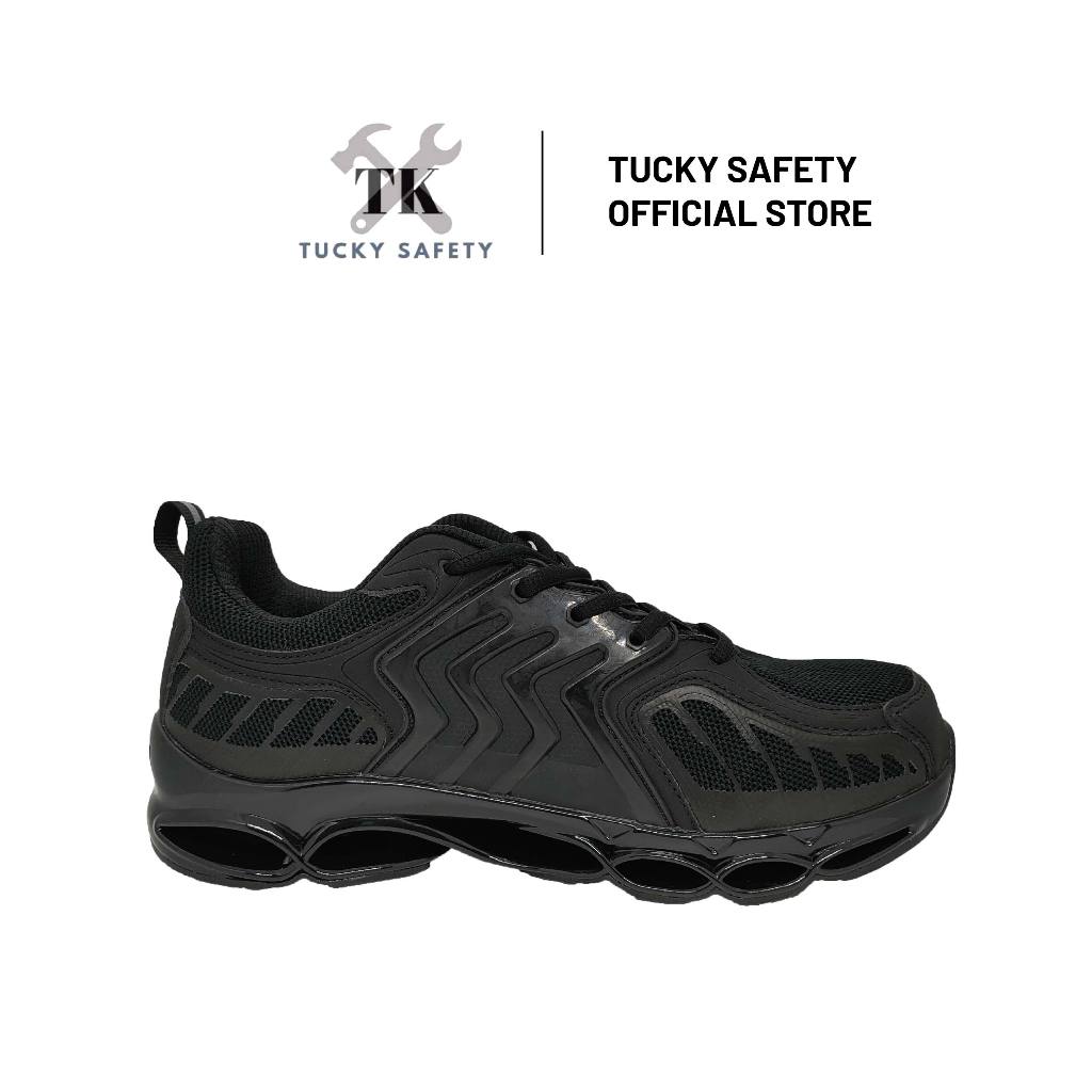 SM-8005-BLK Ultra Light Safety Shoe Men Steel Toe Cap Anti-smashing Light Weight Sport Safety Shoes Work Shoe