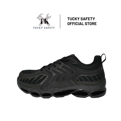 SM-8005-BLK Ultra Light Safety Shoe Men Steel Toe Cap Anti-smashing Light Weight Sport Safety Shoes Work Shoe