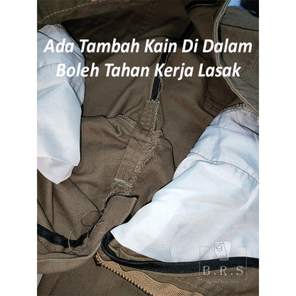 921 SERIES - ( SIZE 28-50 ) SELUAR CARGO KERJA KAIN TEBAL POKET TEPI LELAKI / WORKING CARGO PANTS STRAIGHT CUT