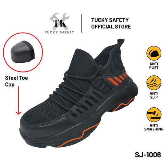 SJ-1006 Ultra Light Safety Shoe Men Steel Toe Cap Anti-smashing Light Weight Sport Safety Shoes Work Shoe