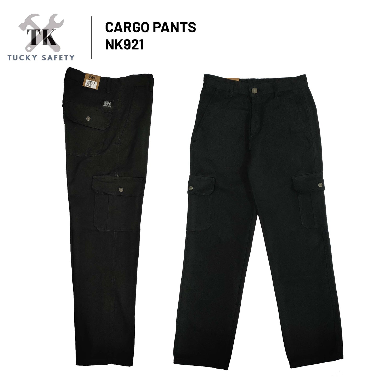 NK921 [ NK ] SIZE 28-50 SELUAR CARGO KERJA KAIN TEBAL POKET TEPI LELAKI / MEN'S WORKING CARGO PANTS