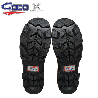 M985 - Goco Yellow Boot Kasut PVC Rubber Rain Boot Waterproof Anti-Slip Heat Resistant Oil Resistant Kasut Getah