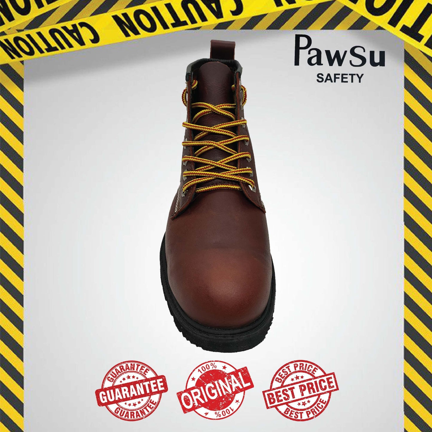 PS903 PAWSU MEN'S SAFETY BOOT / STEEL TOE PLATE HEAVY DUTY SAFETY BOOT / KASUT KERJA LELAKI SAFETY SHOES