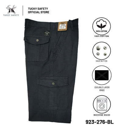 923 [ TK ] MEN'S HEAVY DUTY WORKING PANTS KAIN TEBAL THICK FABRIC CARGO PANTS  SELUAR KERJA SELUAR CARGO